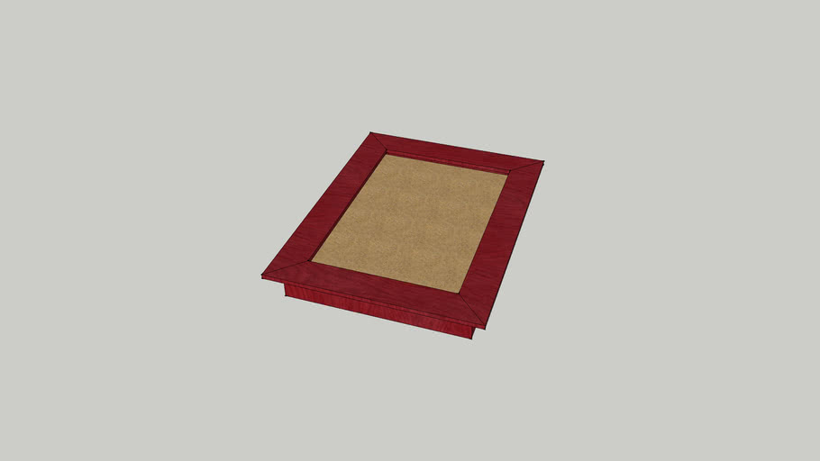 6' x 8' Sandbox 3D Warehouse