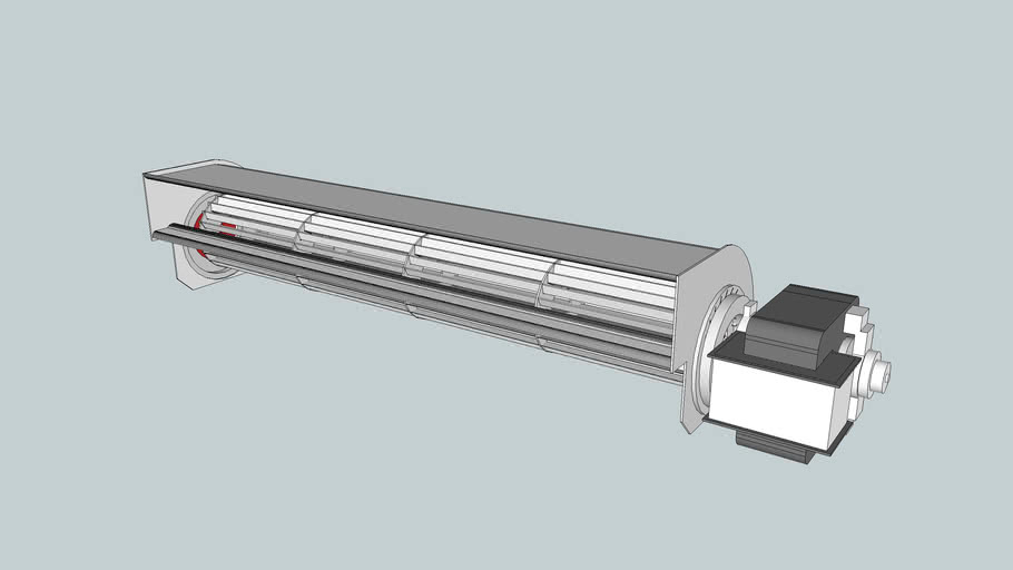 Cross flow fan 3D Warehouse