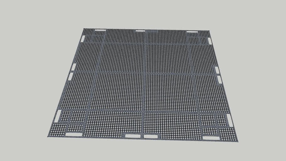 11x11 vented grid 3D Warehouse