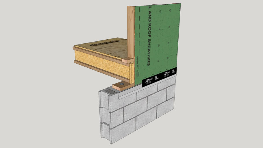 ZIP System to Foundation Wall Transition 3D Warehouse