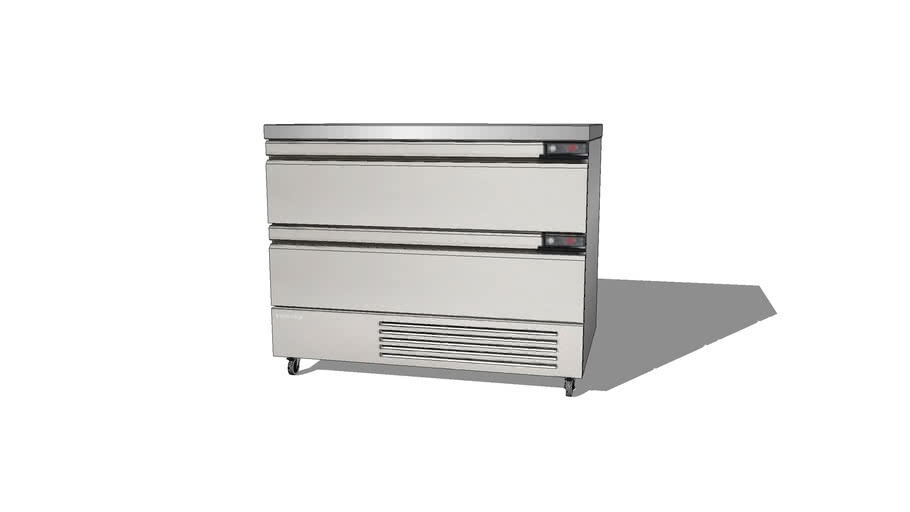 Foster Flex 2 Drawers Fridge / Freezer 3D Warehouse