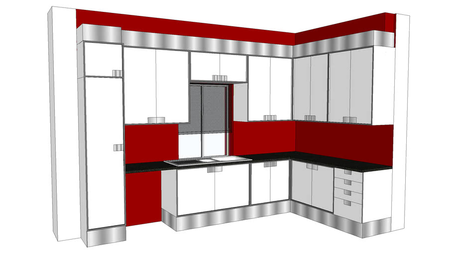 Basic kitchen templateconcept 3D Warehouse