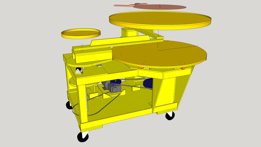 Grinding Machine for Large Telescope Mirrors 3D Warehouse