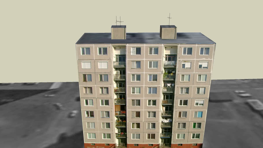 Block of flats 3D Warehouse