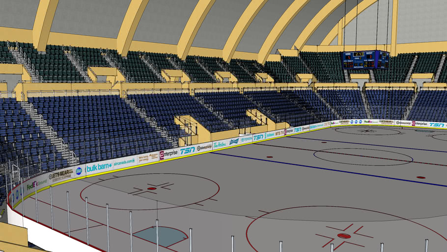 Ice hockey arena 3D Warehouse