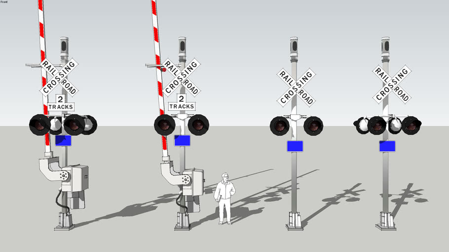 Safetran Railroad Crossing Signals 3D Warehouse