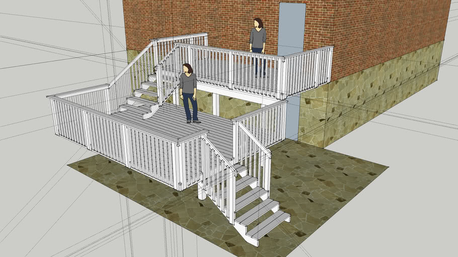 front porch 3D Warehouse