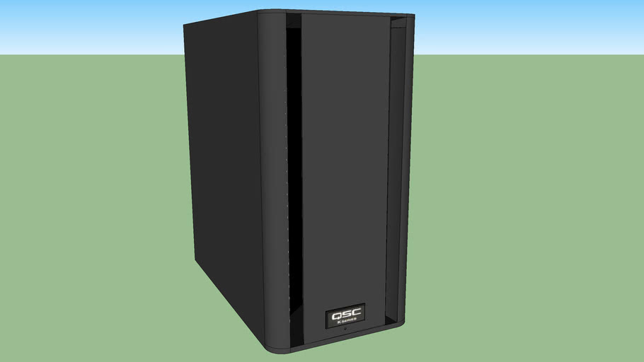 QSC Ksub Dual 12 Active Subwoofer 3D Warehouse