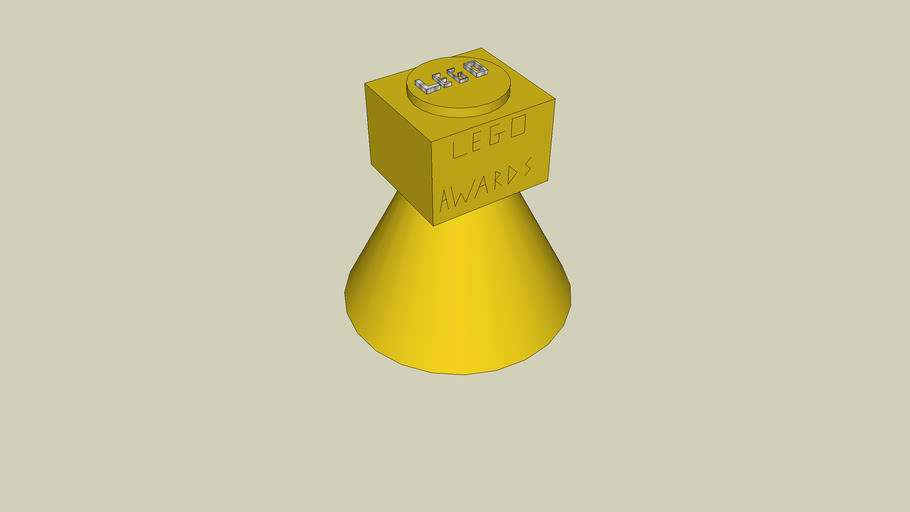 lego award gold 3D Warehouse
