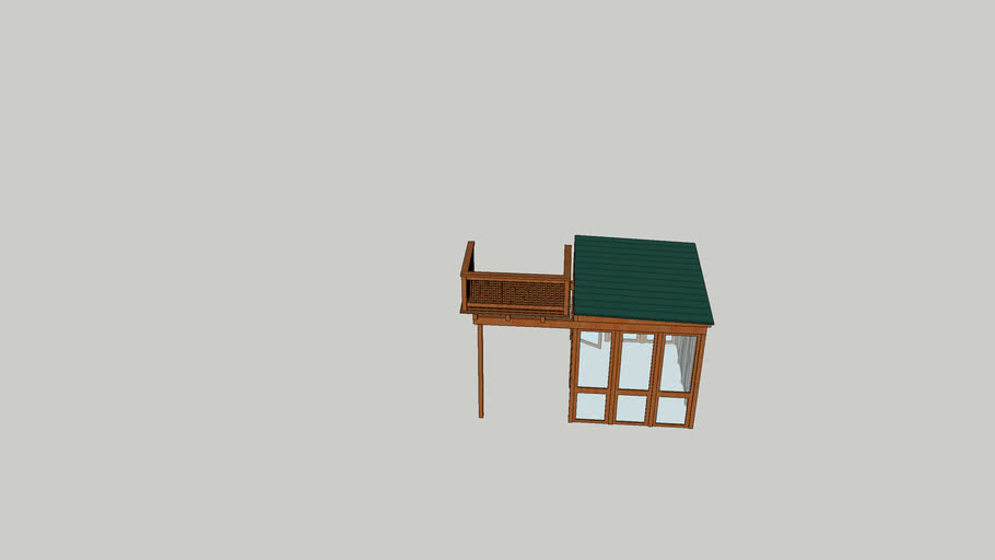 screened porch 3D Warehouse