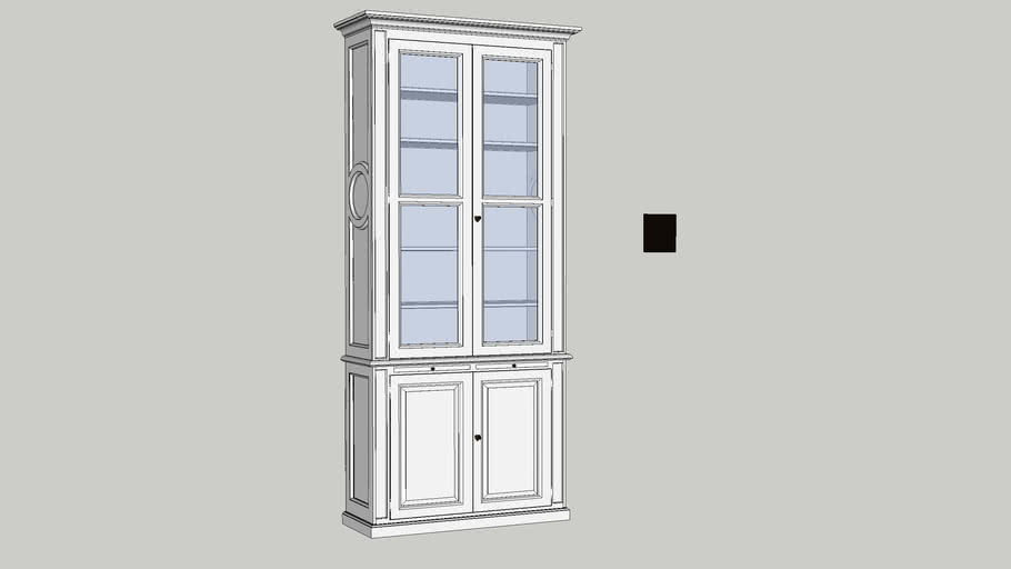 Misendemeure BOOKCASE ALBERTAS WITHOUT BACK 3D Warehouse