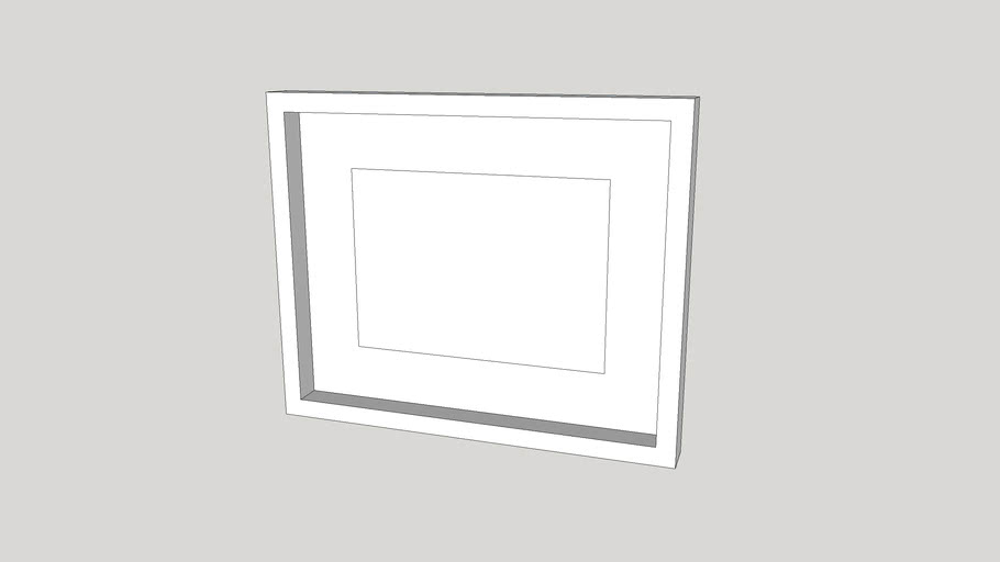 5x7 Floating Frame 3D Warehouse