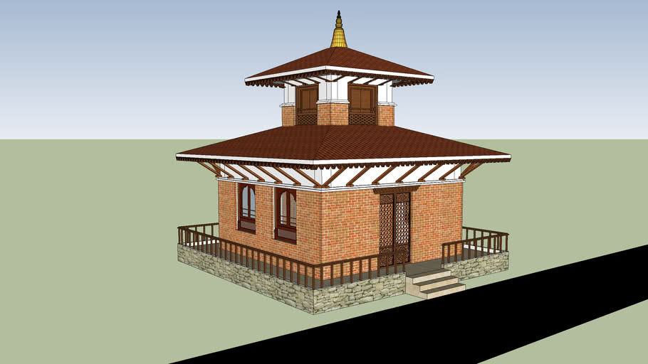 NEPALI TEMPLE / NEPALI ARCHITECTURE 3D Warehouse