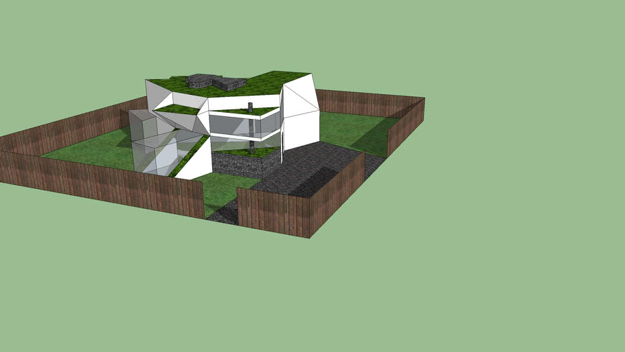Modern Abstract House 3D Warehouse