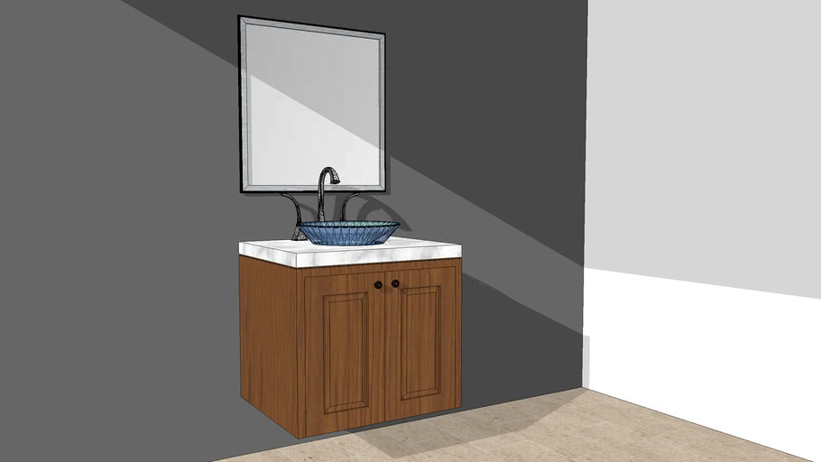 Vanity modern 3D Warehouse
