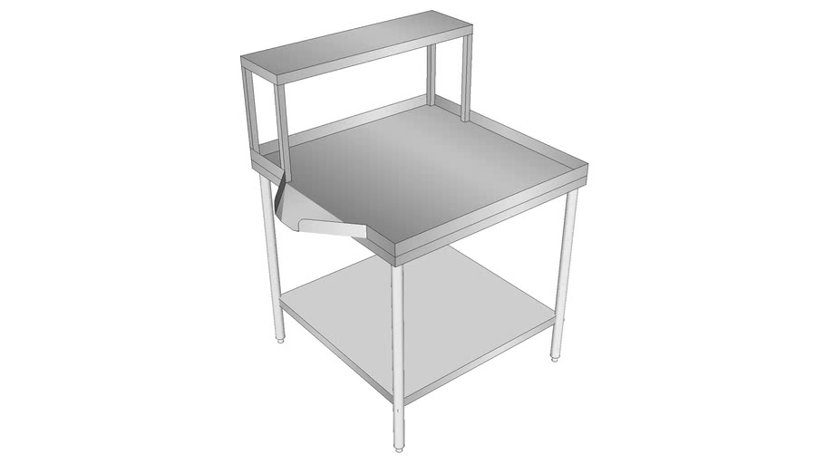 Deep Fryer Stand 3D Warehouse