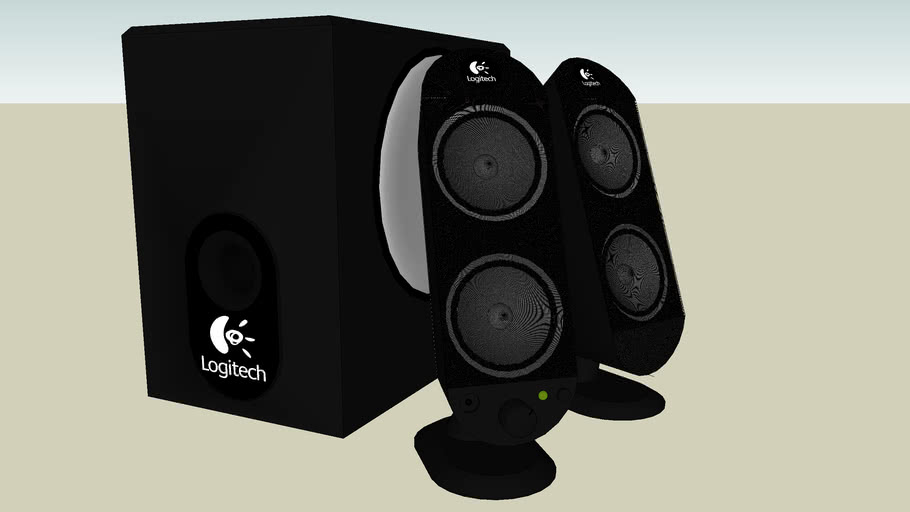 logitech x230 speakers 3D Warehouse