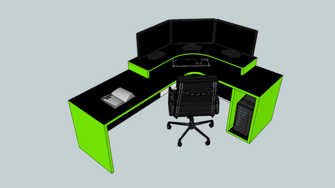 Gaming Desk Ideas | 3D Warehouse