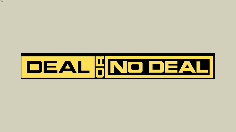 Deal Or No Deal Logo 3D Warehouse