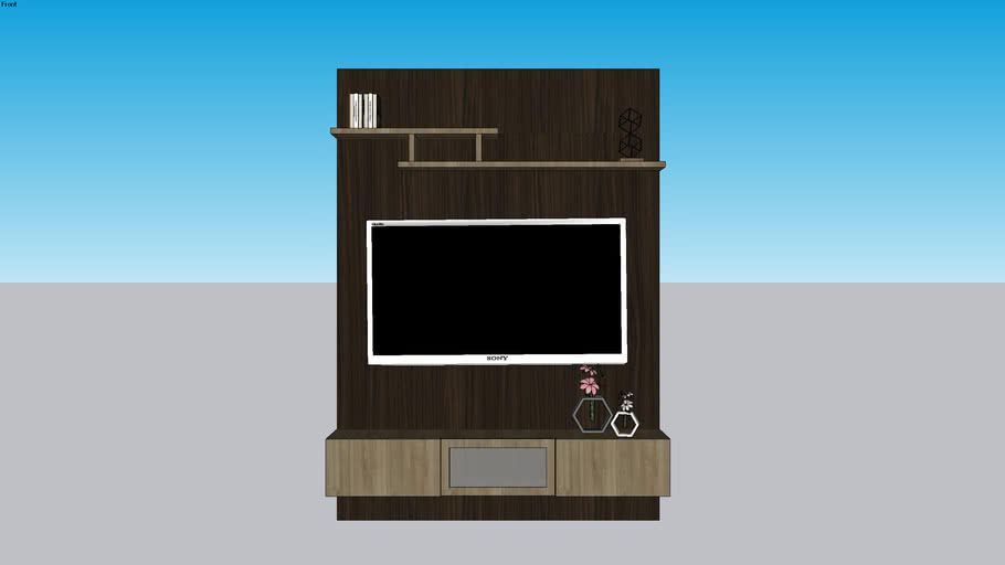 TV unit simple 3D Warehouse
