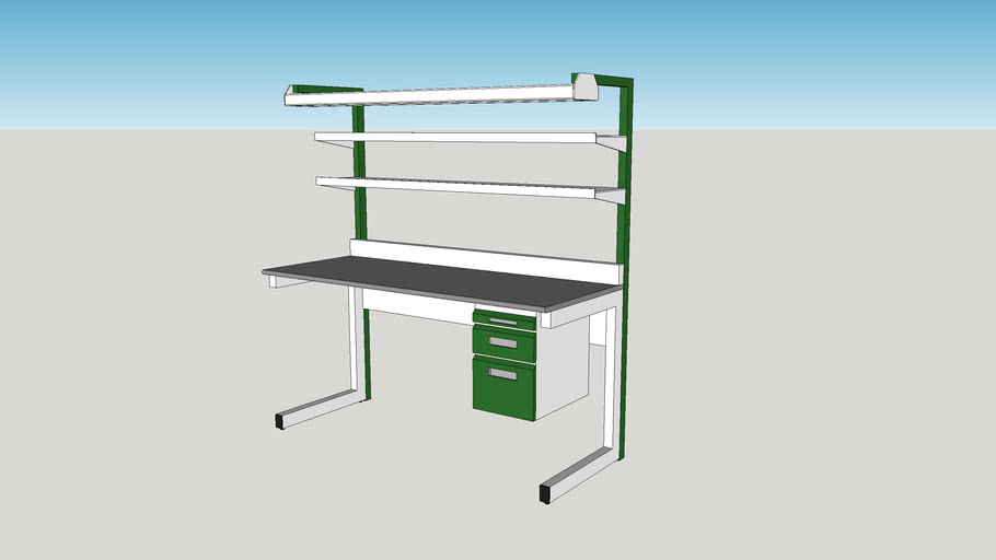 Kewaunee Basik lab bench by Mark Solly 3D Warehouse