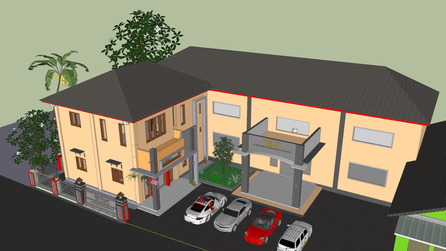 Kantor kepala desa atau kelurahan 3D Warehouse