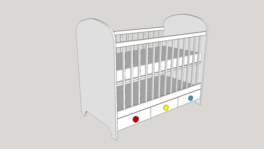 IKEA GONATT Cot 3D Warehouse