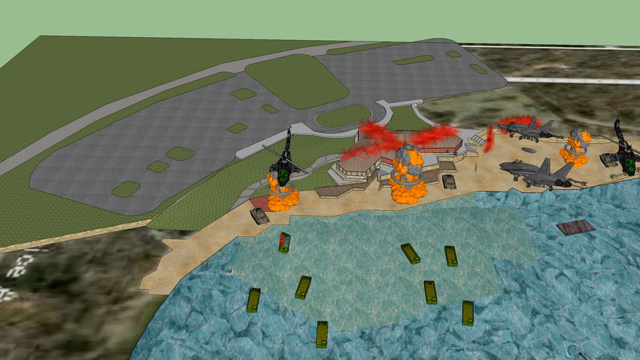 lannon quarry beach invasion 3D Warehouse