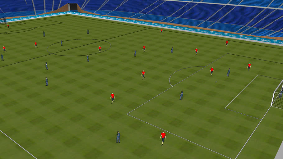 A Soccer Game 3D Warehouse