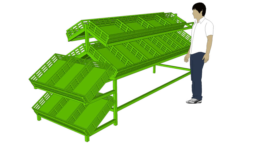 fruit racks 3D Warehouse
