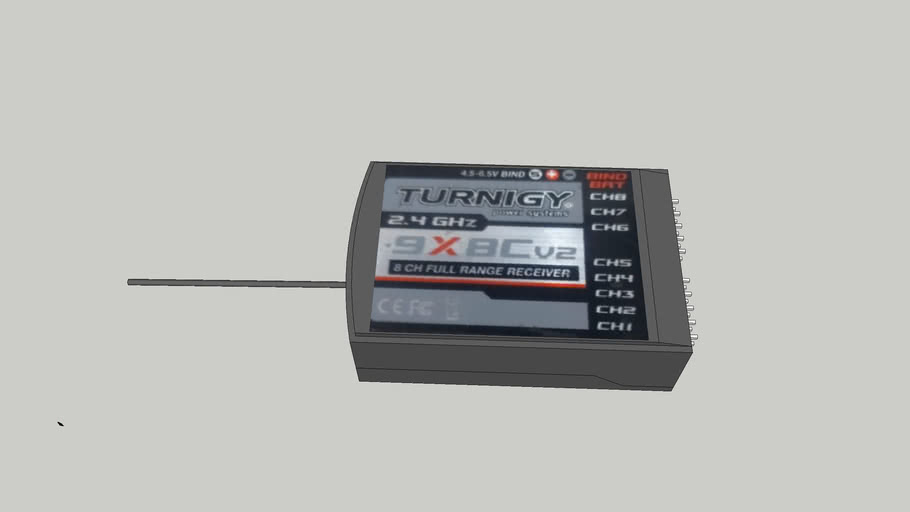 TURNIGY 9X RECEIVER | 3D Warehouse