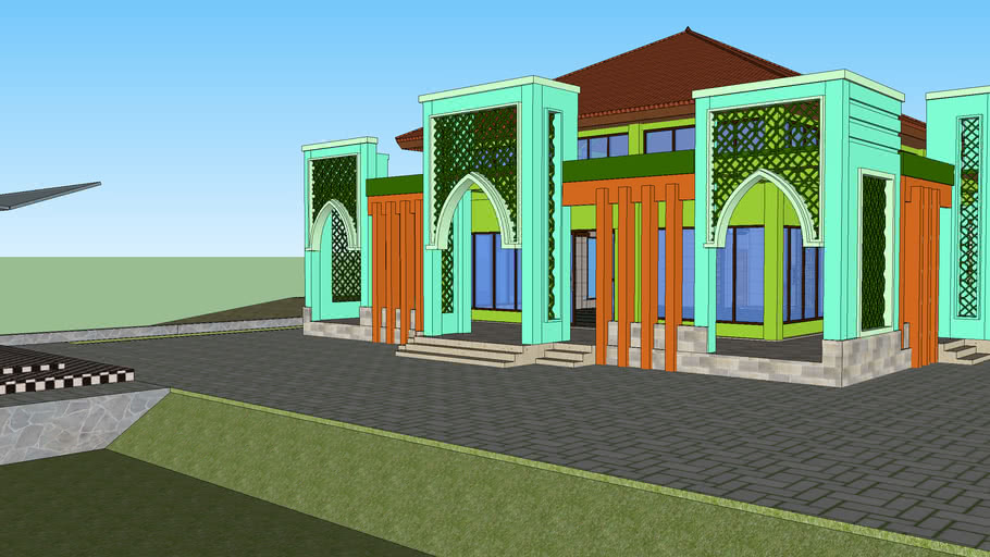 masjid minimalis....pringsewu lampung 3D Warehouse