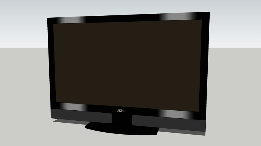 Largescreen Visio LCD HD TV 3D Warehouse