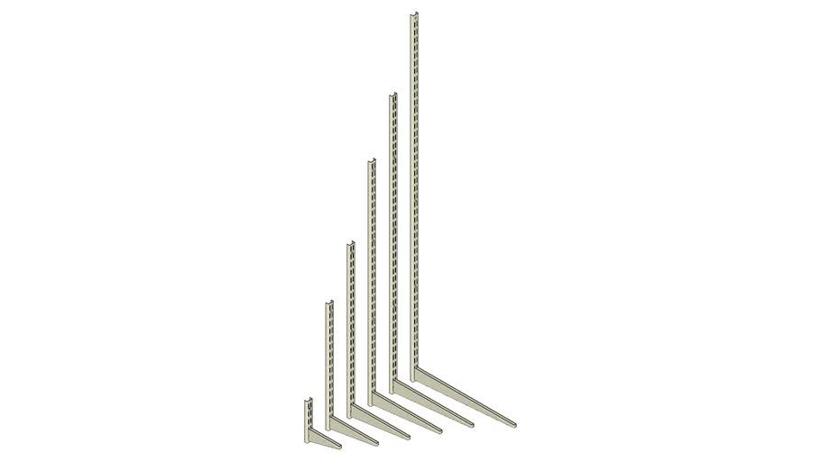 Spur shelving uprights and brackets 3D Warehouse
