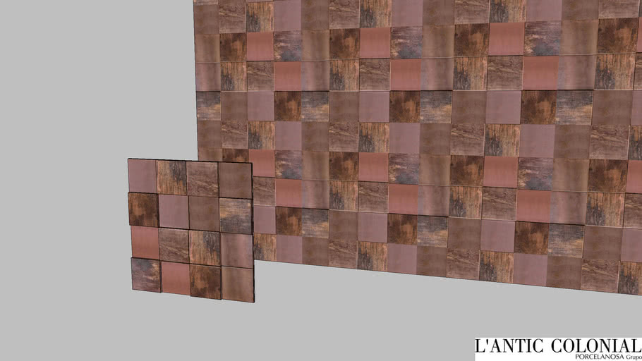 Metal Bronze 3D Cubes VRAY 3D Warehouse