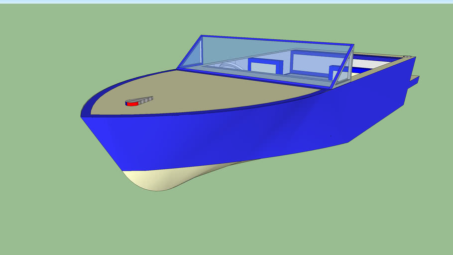 boat deep hull 3D Warehouse