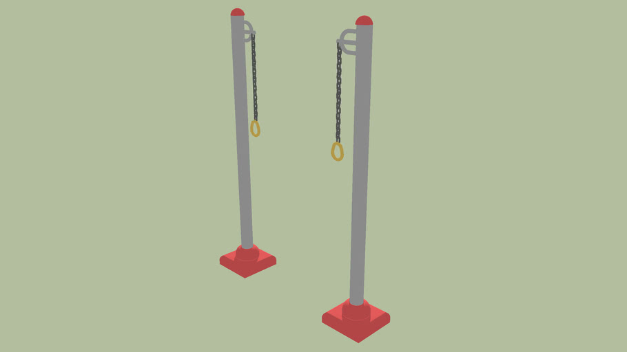 hanging fitness equipment 3D Warehouse