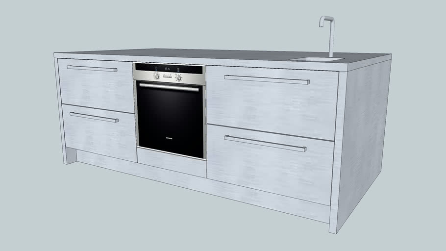 Rostfri Köksö Rostfri köksö 3D Warehouse