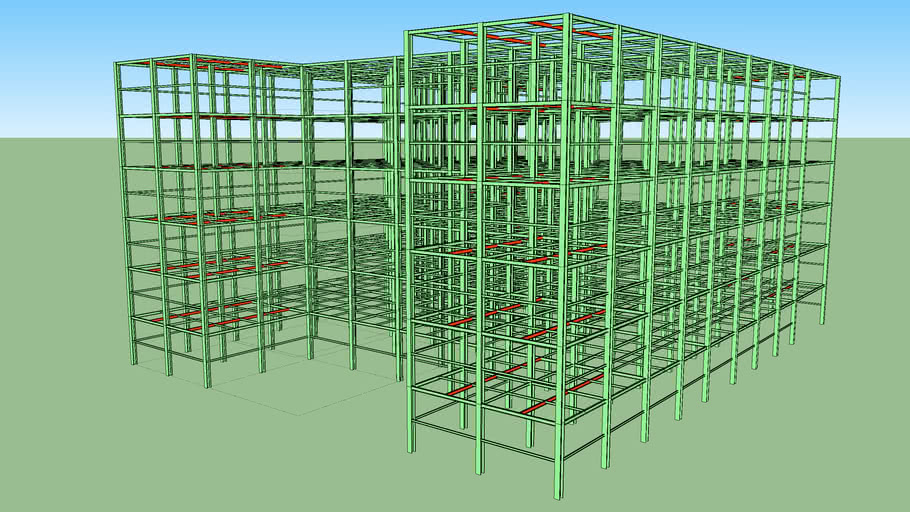 New Steel Building 3D Warehouse