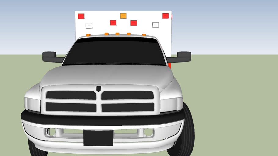 2001 Dodge Ram Humble Fire Dept. Intensive Care Unit 3D Warehouse