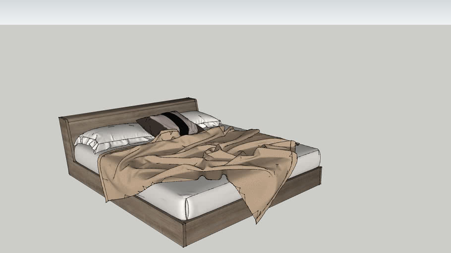 BED Tempat Tidur (05) 3D Warehouse