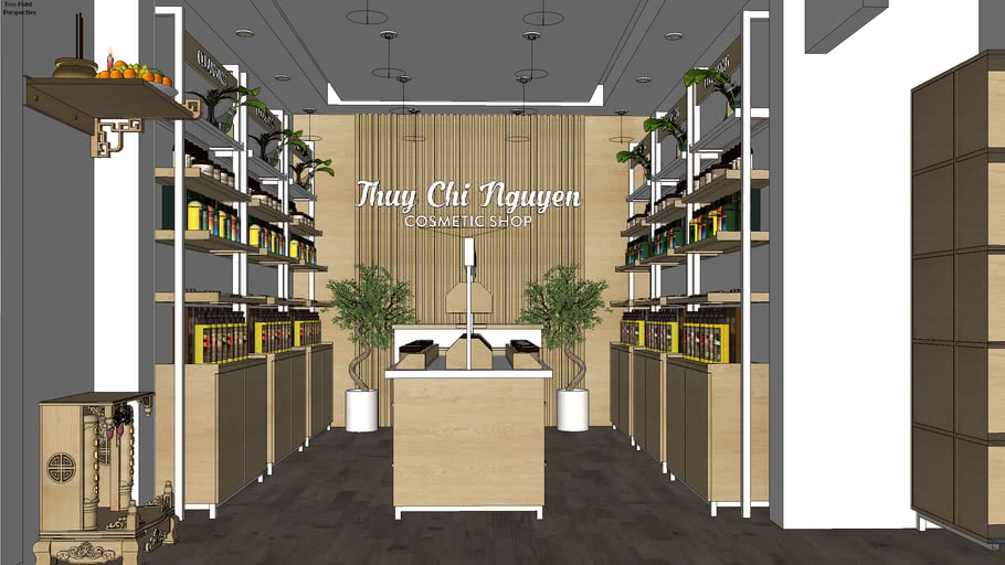 Sheet for shop 3D Warehouse