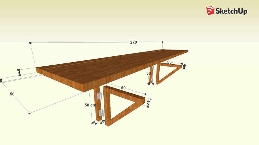 BANCO DA LAVORO A RIBALTA 3D Warehouse