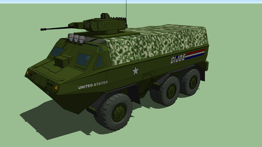 G.I. Joe APC Amphibious Personnel Carrier 3D Warehouse