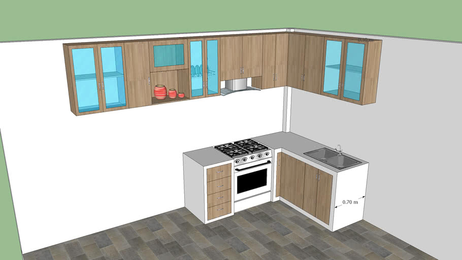 COCINA MODERNA 3D Warehouse