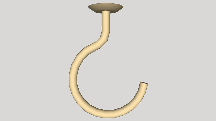 Cup Hook Brass 3D Warehouse