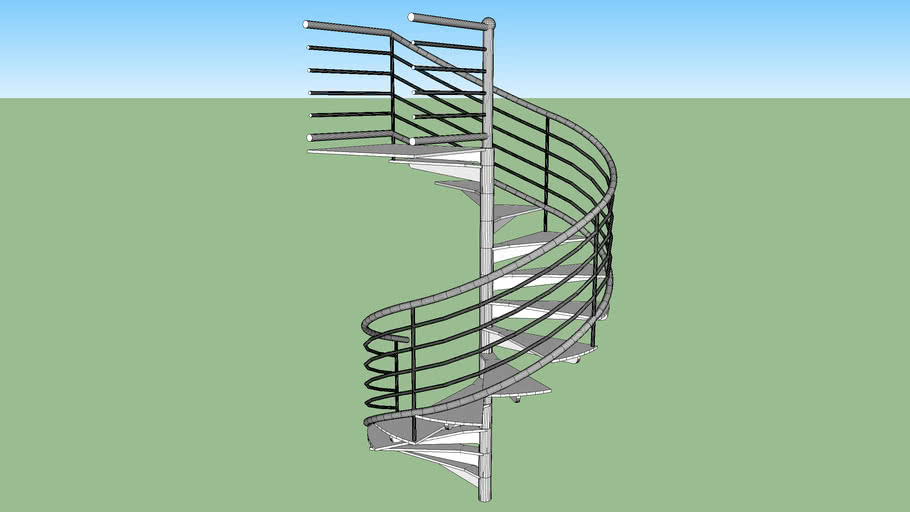 Spiral staircase 3 3D Warehouse