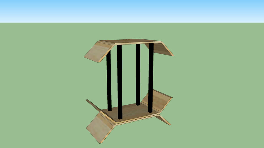 IKEA hack small table 3D Warehouse