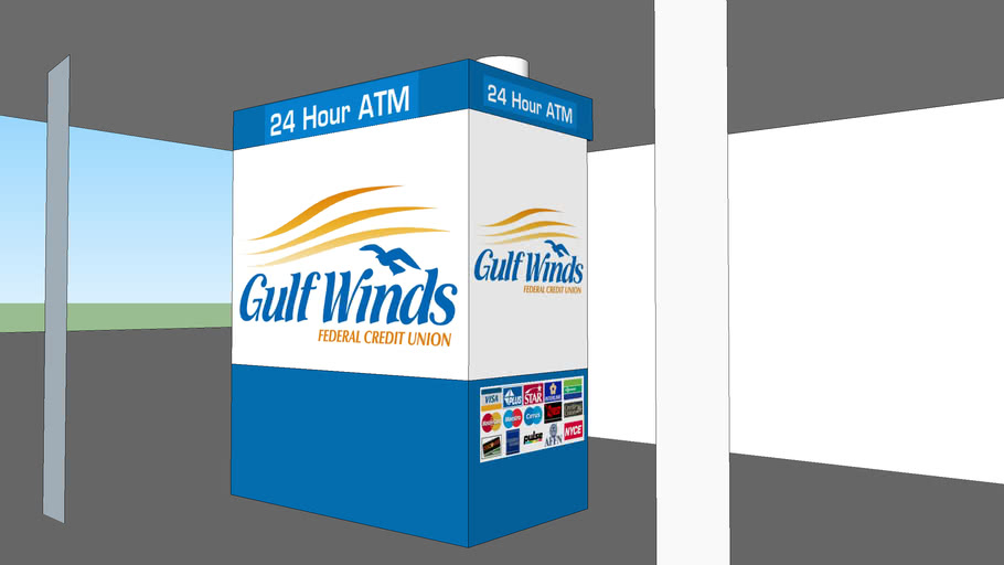Gulf Winds Federal Credit Union ATM 3D Warehouse