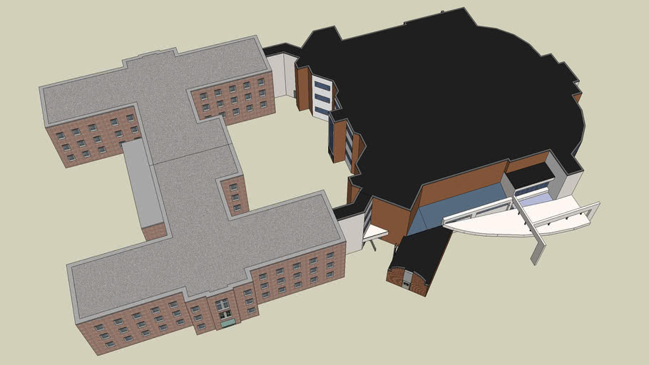 WMU Unified Clinics and Kalamazoo Center for Medical Studies 3D Warehouse